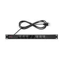 Protetor Eletrônico Com 8 Tomadas Para Rack EPR208+ Intelbras