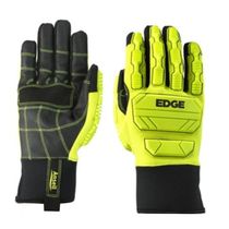Luva Proteção Mecânica Poliuretano Amarelo E Preto Tamanho 11 Edge 48205 Ansell