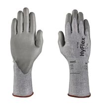 Luva Para Corte Nylon Cinza Poliuretano Hyflex 11728 Tamanho 9 Ansell