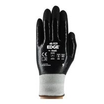Luva Proteção Corte Polietileno Preto Palma Nitrila Edge 48929 Tamanho 9 Ansell