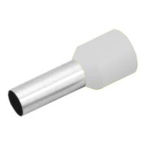 Terminal Elétrico Tubular Simples (Ilhos) Pre-Isolado 0,75mm2 Cinza H0,75/14D - Conexel