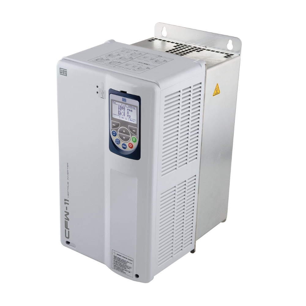 Inversor Frequência Trifásico 380-480VCA 370A 185KW 250CV Cfw