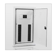 Quadro Distribuição Aço Branco Embutir 34 Disjuntor 117X442X713mm Com Barramento QDETGII Cemar Legrand