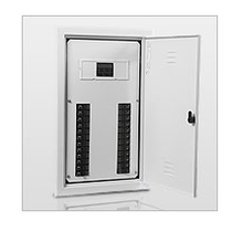 Quadro Distribuição Aço Branco Embutir 34 Disjuntor 117X442X713mm Com Barramento QDETGII Cemar Legrand