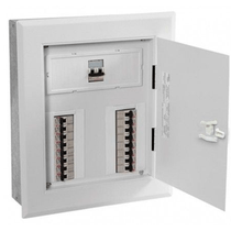 Quadro Distribuição Aço Branco Embutir 56 Disjuntor 117X520X996mm Com Barramento Qdetg Ii 904425BRN Cemar Legrand