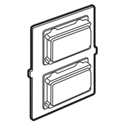 Capa Prot Instalados 4X4 P/Modulo LN4786 - Pial Legrand