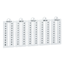 Identificador Pa Br 5Mm Nr 1-50 39509 - Cemar Legrand