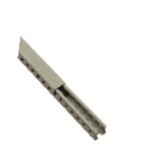 Canaleta Rec Fech Cz Ral 7030 C/Tp 30X 50X 2M CRFC30X30C - Cemar Legrand