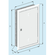 Rack Residencial 442Mm 713Mm 117Mm 12" Embutir C/11Un Rrce 12-11U-Rack 905747 - Cemar Legrand