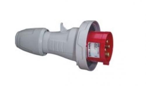 Plugue Energia Industrial Macho Poliamida Tripolar + Terra 32A 220