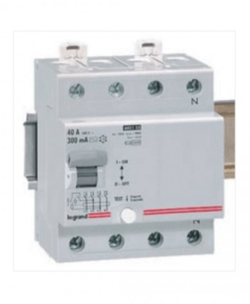 普*. Interruptor Dr 4P 40A 30Ma 402091 - Pial Legrand - Dimensional