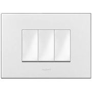 Placa C/Furo 2 Postos 4X2" Br C/Sup Arteor 582563B - Pial Legrand