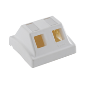 Caixa Superficie P/2 Rj45 Keystone Rj45 660216 - Cemar Legrand