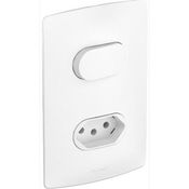 Conj Inter 1 Tec Par Tomada 2P+T 10A 4X2" 663161 - Pial Legrand