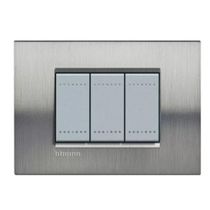 Placa Embutida 3 Postos 4X2" Cz SLNA4803ACS - Pial Legrand