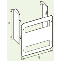 Kit Placa Mont C/Espelho P/Quadro Comando 913457 - Cemar Legrand