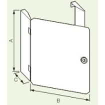 Kit Porta Int 500X400Mm P/Quadro Comando 913489 - Cemar Legrand