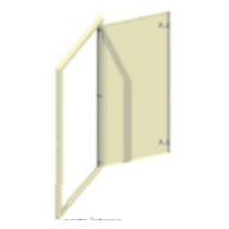 Porta Interna 1,9Mx600Mm P/Painel PICPD1960 - Cemar Legrand