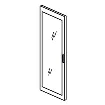 Porta Saliente Vidro Dim 2Mx725Mm P/Painel P/ Xl3-4000 20564 - Cemar Legrand
