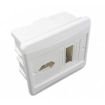 Caixa Elet Montada Pvc Embutir 1Tom 2P+T/1 Disjuntor 20A QDESII Cemar Legrand