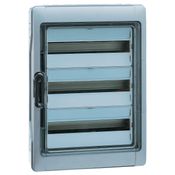 Quadro Comando Sobrepor Plástico Cinza P.Transp 161X 340X 622mm 36Mod 1923 Cemar Legrand