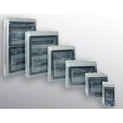 Quadro Comando Sobrepor Plástico Cinza P.Transp 161X 448X 432mm 36Mod 1925 Cemar Legrand