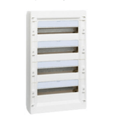Quadro Distribuição Termoplástica Branco Sobrepor 72 Disjuntor 750X450X128mm Xl3 401614 Cemar Legrand