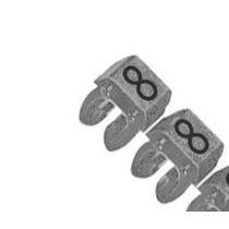 Anilha Pa66 Cz 4-6Mm2 (8) Cab3 38238 - Cemar Legrand