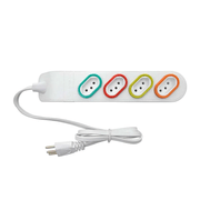 Extensao Eletrica Regua 10A Fem 4Tom 2P+T 1,3M DN1840 - Daneva Legrand