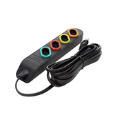 Extensao Eletrica Regua 10A Fem 4Tom 2P+T 1,3M DN1842 - Daneva Legrand