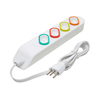 Extensao Eletrica Regua 10A Fem 4Tom 2P+T 3M DN1844 - Daneva Legrand