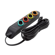Extensao Eletrica Regua 10A Fem 4Tom 2P+T 3M DN1846 - Daneva Legrand
