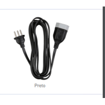 Extensao Eletrica Cordao Prolongador 250V 10A M/F 1 Tom 2P+T Pt 3M DN1693 - Daneva Legrand