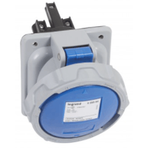 Tomada Emb Fm 2P+T 63A 250V Cz/Az Ip66/67 555584 - Cemar Legrand