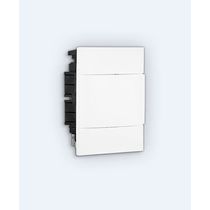 Quadro Distribuição Plástico Branco Embutir 4 Disjuntor Sem Barramento Practibox S 134024 Cemar Legrand