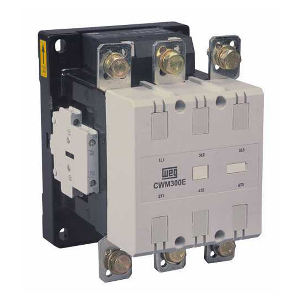 Contator 2Na+2Nf 300A 50/60Hz Tripolar 380-415Vca/Vcc CWM3002230E16 WEG ...