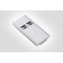 Espelho Faceplate P/2 Rj-45 FPWAB2 - Hellermann