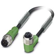 Conector Sensor Jumper M/F Rt/Ang 4P M12 0,3M SAC4PM12MS0,3PURM12FR Phoenix Contact