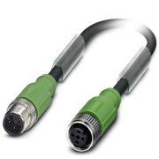 Conector Sensor Jumper M/F Reto 4P M12 3M SAC4PM12MS3,0PURM12FSSH Phoenix Contact