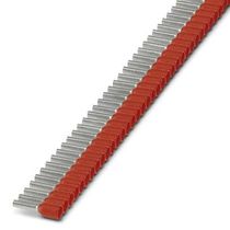 Terminal Ilhos Cob F=3Mm 1Mm2 Vermelho AI1,08RDS1 Phoenix Contact