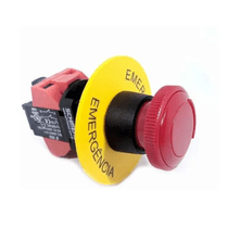 Botão Cogumelo 36Mm Vermelho 30Mm 2Nf EP33603+E102 Ace Schmersal