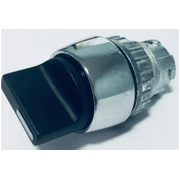 Cabecote Comutador Knob Curto Bipolar Com Trava Preto Zamac ACZ29001 Ace Schmersal