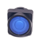 Frontal Botão Iluminado Quadrado Azul 22Mm Pulso/Soco BPQ216 Ace Schmersal