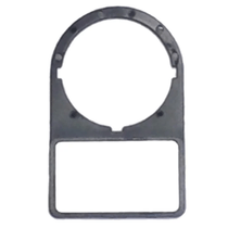 Plaqueta Botão Com Sinaleiro 22Mm Preto Sem Grav PIN22 Ace Schmersal