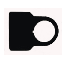 Plaqueta Botão Com Sinaleiro Preto 22Mm ZN222 Ace Schmersal