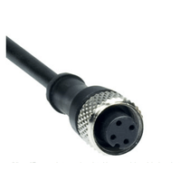 Cabo Comunicação Conector Reto M12 Plug In Fem 5M AK4PM12SG5MBK2XB1 Ace Schmersal