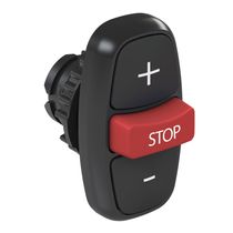 Frontal Botão Pulso/Soco Gravação +/Stop/- Trip Vermelho E Preto 22Mm CSW2BTF515PNSWH WEG