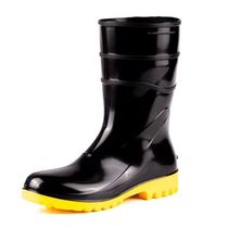 Bota PVC Cano Curto Preta Sl Sem Forro 82BPC600SF Tamanho 44 CA 37456 Bracol