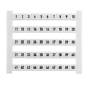 Ident Cab Pa66 Br Hor 5X 5Mm 18 C/50Un C0522660018 Weidmuller Conexel - Dimensional | Visão geral do produto