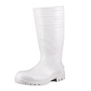 Bota Prof PVC Branca Cano Longo Sem Forro Sem Bico 85BPL600SF Tamanho 43 CA 37455 Bracol
